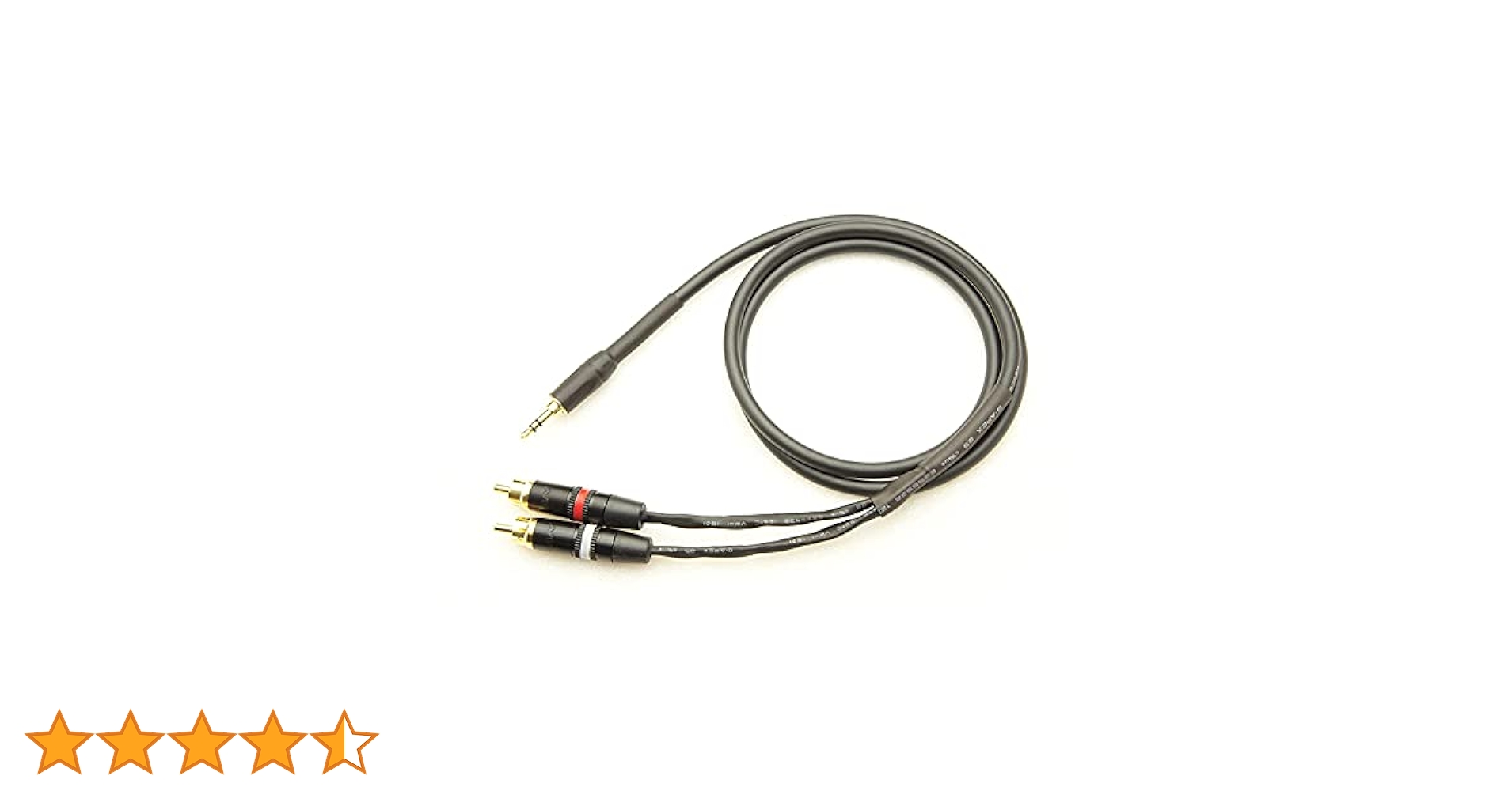 Amazon | MOGAMI モガミ 2534 Yケーブル (ステレオミニ RCA×2